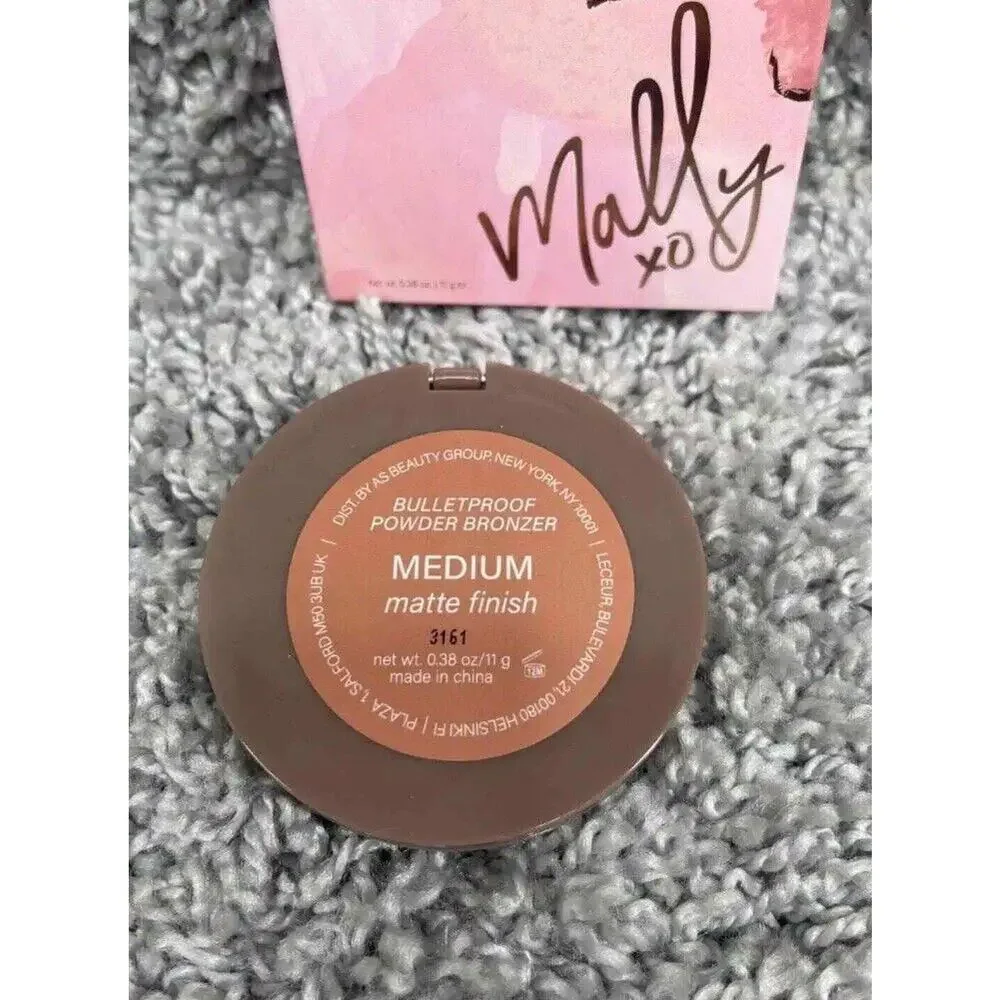 Mally Bulletproof Powder Bronzer Medium Matte Finish 3161 0.38 Oz 6 Pack